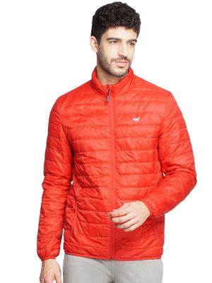 Buy WILDCRAFT Men Regular Fit Down Jackets-Red Online