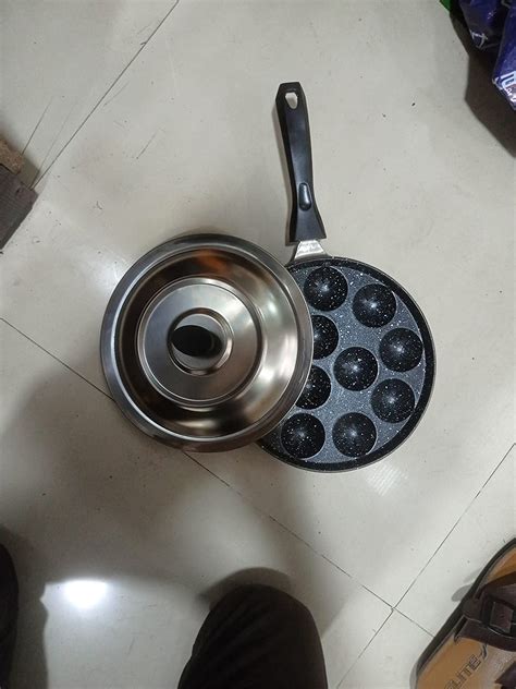 Buy SUNDRY Heavy-Weight Non-Stick appam Paniyarakkal Maker with ...