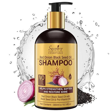 Buy Spantra Onion Shampoo With Red Onion Seed Oil Extract Pro-Vitamin ...