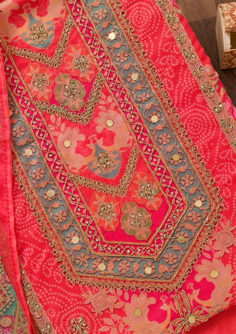 Chanderi Suit - Buy Elegant Chanderi Salwar Suits for Women Online – Koskii