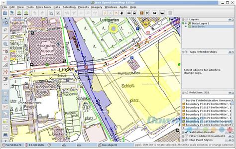 OpenStreetMap Java Example 的图像结果