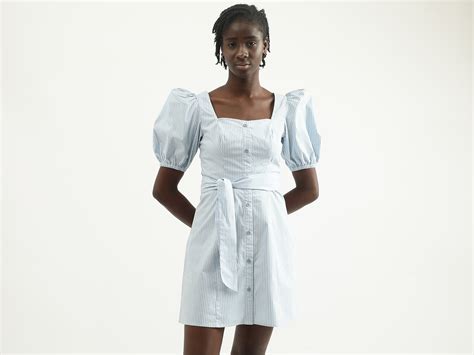 Women Striped Square Neck Dress – United Colors of Benetton Store
