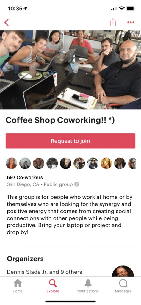 Image result for Meetup App Home