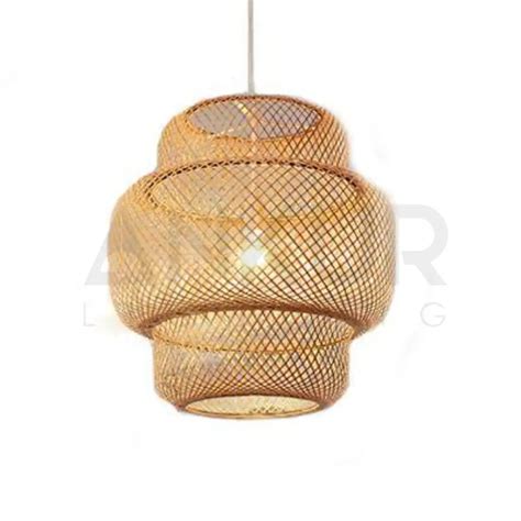 ANKUR NILE BAMBOO CANE MESH HANGING LIGHT at the lowest price in India.