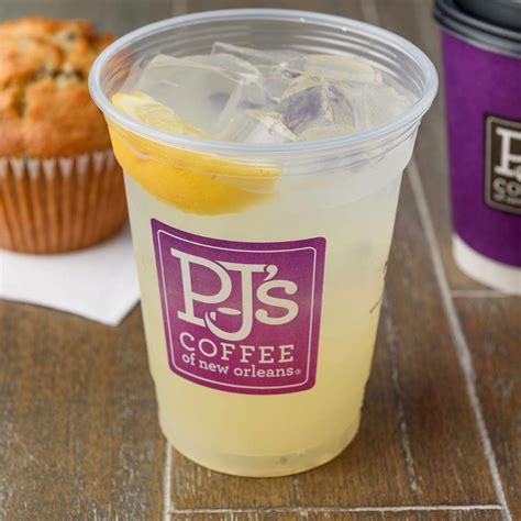 PJ's Coffee menu in McAllen, Texas, USA