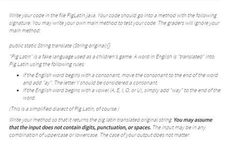 Pig Latin Code Java 的图像结果