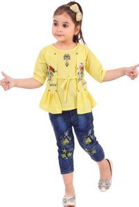 WILD EMPIRE Girls Party(Festive) Top Jeans Price in India - Buy WILD ...