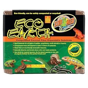 Zoo Med Eco Earth Eco-Friendly and Naturally-Absorbent Compressed ...