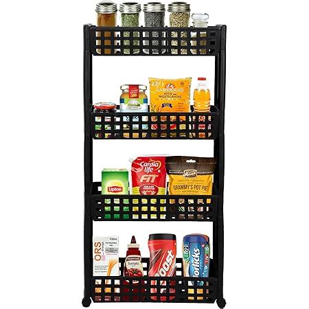 Buy Inditradition 4 Layer Slim & Sleek Multi Storage Organizer Rack ...