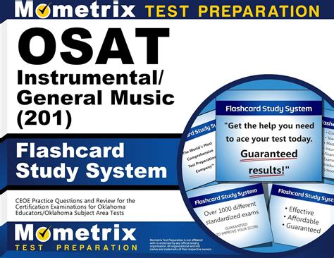 Buy Osat Instrumental/General Music 201 Flashcard Study System: Ceoe ...