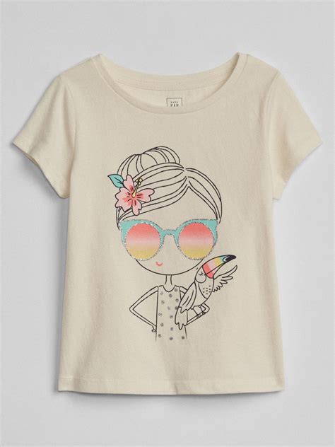 Graphic Short Sleeve T-Shirt | Girls tshirts, T shirt painting, Tshirt ...