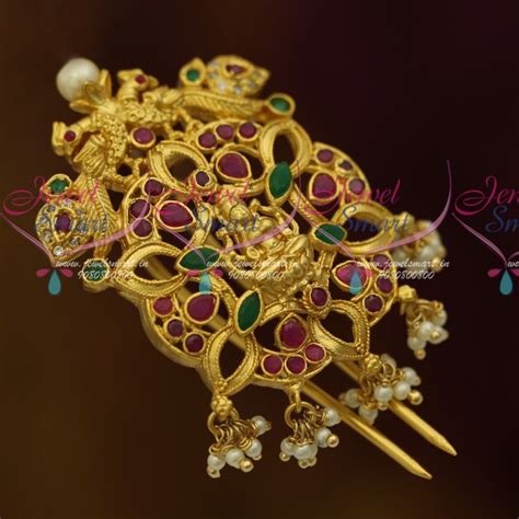 H11321 One Gram Temple Jewellery Rakodi Hair Choti Single Piece Jada ...