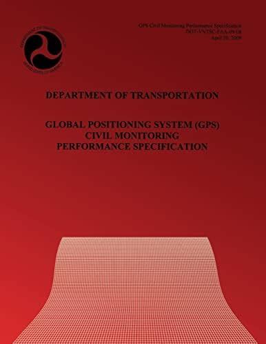 Buy Global Positioning System Gps Civil Monitoring Performance ...