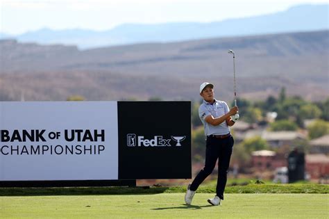 Why was play suspended at the Bank of Utah Championship 2025, Round 1 ...