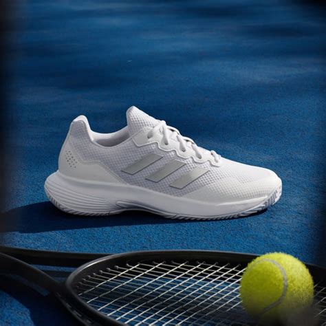 adidas Gamecourt 2.0 Tennis Sneakers - White | Free Shipping with adiClub