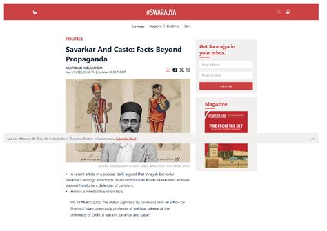 Savarkar and Caste: Analyzing Myths and Facts in Politics - Studocu