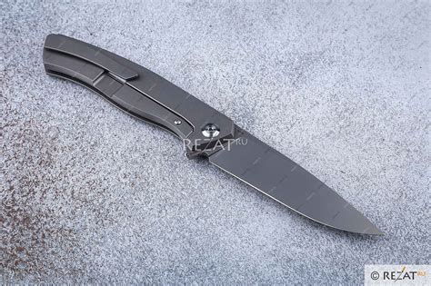 Складной нож Мастерская Чебуркова "Скаут" 10 см CHE/ST-M390-GYTI-SMOOTH ...