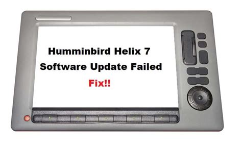 5 Steps To Resolve Humminbird Helix 7 Software Update Problems - FuncFish