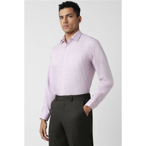 Buy Van Heusen Men Multi Regular Fit Check Full Sleeves Formal Shirt Online