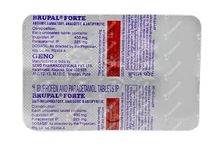 Brupal Forte 400/325 MG | Order Brupal Forte 400/325 MG Tablet Online ...