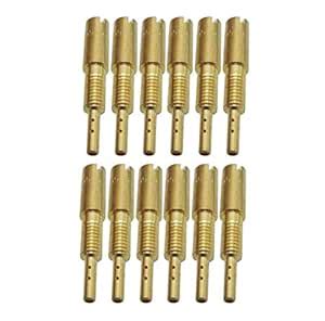 12x Pilot Jets Slow Jet 10-37.5 Fits for Mikuni Carb VM28 /486 US ...