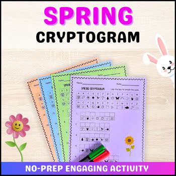 Image result for Spring Code Breakers Worksheet