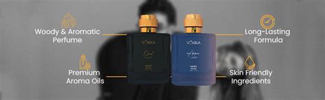 Buy VOKKA Oud & Aqua 200 ml | Pack of 2 x 100ml Unisex Luxury Long ...