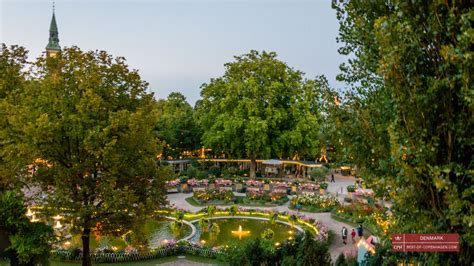 Copenhagen. The main entrance to the Tivoli Amusement Park
