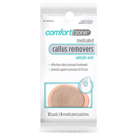 Amazon.com: Comfort Zone Medicated Callus Patches for Feet, Effective Treatment with Salicylic ...