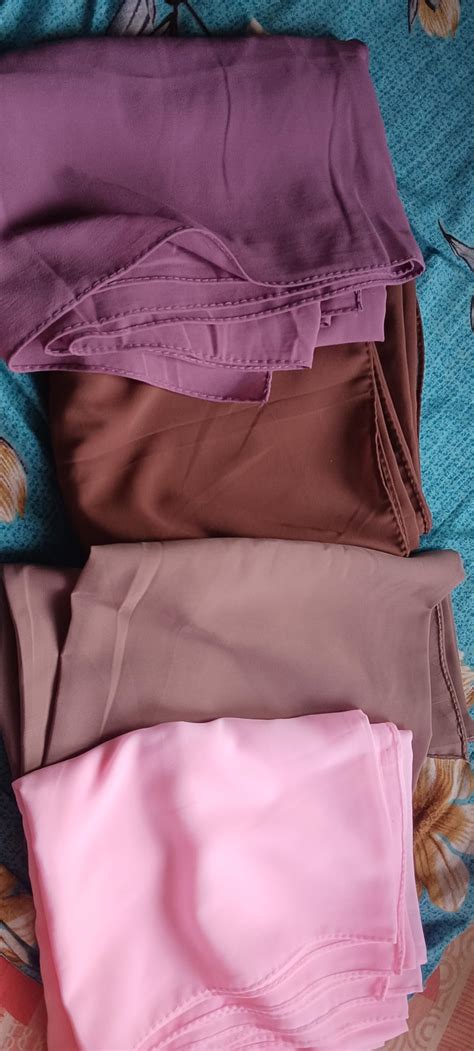 ICW Women Soft Chiffon Georgette Scarves Shawl Stoles Long Scarf Wrap ...