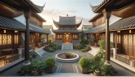 Modern Chinese Courtyard House Plans