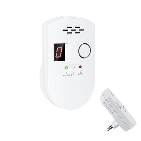 Serplex® Natural Gas Leak Detector Alarm with Clear Digital Display ...
