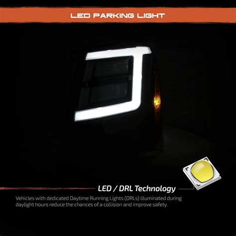 Buy AKKON - For 2007-2014 Cadillac Escalade [Xenon/HID Model] Black ...