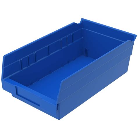 Akro-Mils 30130 12-Inch by 6-Inch by 4-Inch Plastic Nesting Shelf Bin ...