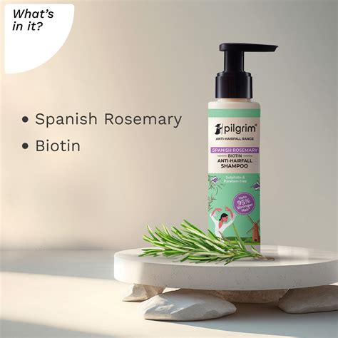 Buy Pilgrim Spanish Rosemary & Biotin Anti-Hairfall Shampoo Online