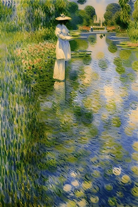 Monet Paintings Hyper Realistic and Intricate · Creative Fabrica