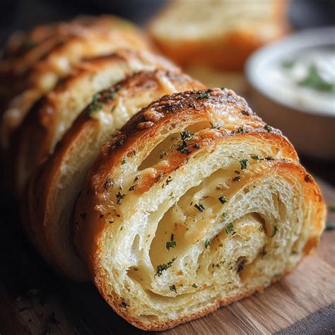 How to Make Swirled Garlic Herb And Cheese Bread