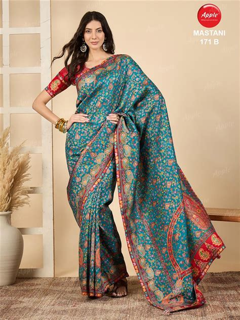 Apple Mastani 171 Viscose Silk Woven Designer Saree Collection