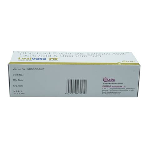 Lozivate-Mf Ointment 60Gm Price, Uses, Side Effects, Composition ...