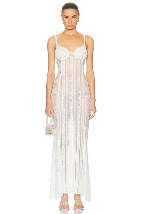 Charo Ruiz Ibiza Yayay Maxi Dress in Natural White | FWRD