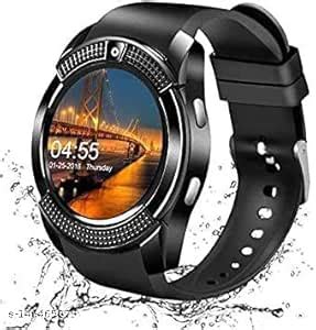 A.R V8 Smartwatch Bluetooth Phone Smart Watch with Camera SIM Card Slot ...