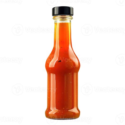 Spicy Hot Sauce bottle isolate on transparency background 51453054 PNG
