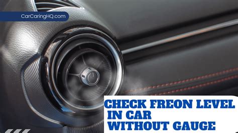 How To Check For Low Refrigerant In Car at Edward Johns blog
