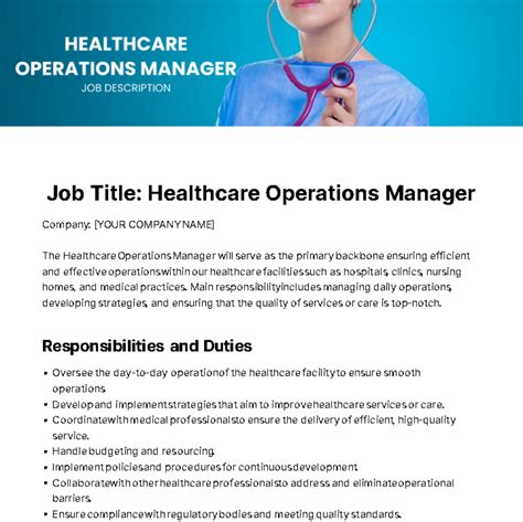 Page 213 Free Templates & Examples - Edit Online & Download | Template.net - healthcare management jobs