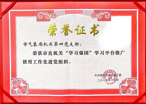 邢台：市局第四支部获“学习强国”先进党组织荣誉