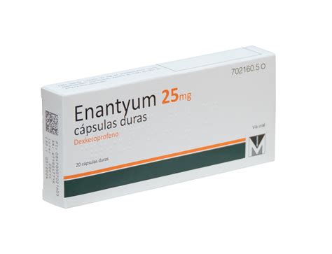 Enantyum 25 Mg 20 Capsulas - Farmacéuticos