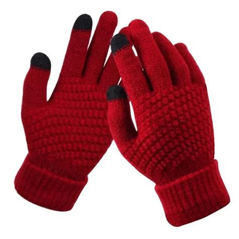 Devil Winter Touchscreen Gloves for Women, 1 Pairs Women's Warm Driving ...