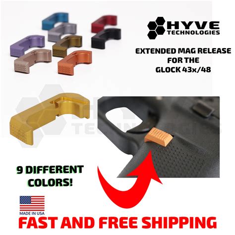 Extended Mag Release for the Glock 43x and Glock 48 | eBay