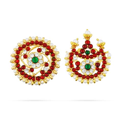 Giri - Kemp Sun Moon Pair | Bharatanatyam Rakodi | Rakodi Jewellery