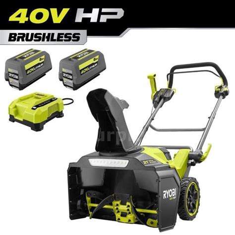40V HP Brushless 21 in. Single-Stage Cordless Electric Auger Propelled ...